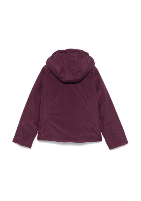 Giubbino imbottito K-WAY KIDS | K4137WWAVV VIOLET DK PURPLE/GREY